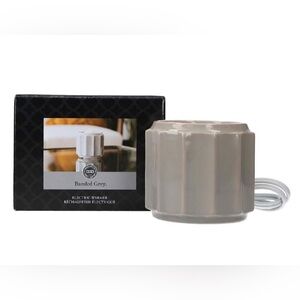 BRIDGEWATER CANDLE GREY BANDED WARMER